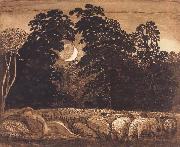 Samuel Palmer The Sleeping Shepherd china oil painting reproduction